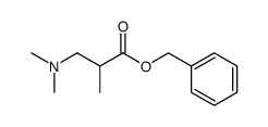 3-(二甲氨基)-2-甲基丙酸苄酯 结构式