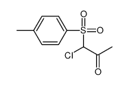 1-氯-1-(4-甲基苯基)磺酰基丙-2-酮 结构式