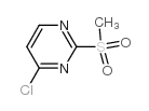 4-氯-2-甲磺酰基嘧啶 结构式