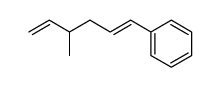 4-甲基-1-苯基-1,5-己二烯 结构式