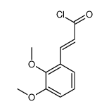 (E)-3-(2,3-二甲氧基苯基)丙烯酰氯 结构式