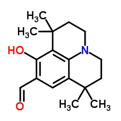 9-醛基-8-羟基-1,1,7,7-四甲基久洛尼定 结构式
