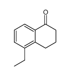 5-乙基-3,4-二氢萘-1(2H)-酮 结构式