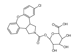 N-去甲基阿塞那平N-氨基甲酰葡糖苷酸 结构式