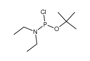 二乙基氨基亚膦酰氯 1,1-二甲基乙酯 结构式