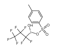 羟基(七氟丙基)(对甲苯磺酰氧基)碘 结构式