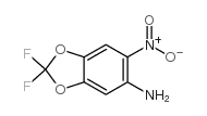 2,2-Difluoro-6-nitro-benzo[1,3]dioxol-5-ylamine 结构式