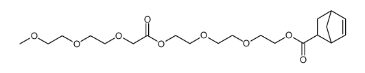 Bicyclo[2.2.1]hept-5-ene-2-carboxylic acid, 10-oxo-3,6,9,12,15,18-hexaoxanonadec-1-yl ester 结构式