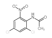 N-(2,4-二氯-6-硝基苯基)乙酰胺 结构式