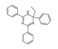2-乙基-2,4,6-三苯基-1,2-二氢-1,3,5-三嗪 结构式