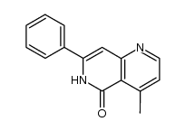 4-甲基-7-苯基-1,6-萘啶-5(6H)-酮 结构式