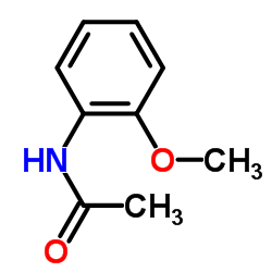 2-乙酰氨基苯甲醚 结构式