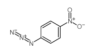 4-硝基苯基叠氮 结构式