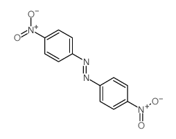 二(4-硝基苯基)二氮烯 结构式