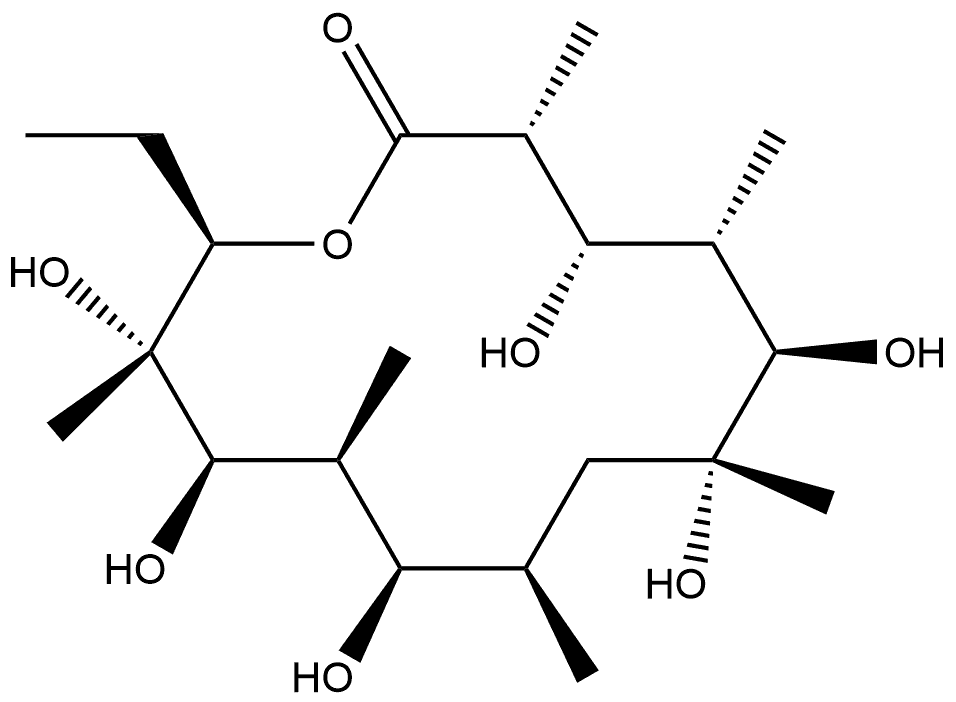 (9R)-二氢红霉内酯 结构式