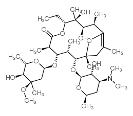 红霉素A烯醇醚 结构式