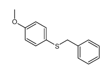 1-benzylsulfanyl-4-methoxybenzene 结构式