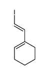 Cyclohexene, 1-[(1E)-2-iodoethenyl]- 结构式