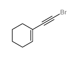 1-(2-溴乙炔基)环己烯 结构式