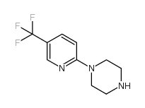 1-[5-(三氟甲基)-2-吡啶基]哌嗪 结构式