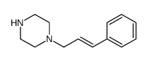 N-肉桂基哌嗪 结构式