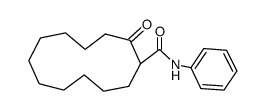 2-氧代-N-苯基环十二烷甲酰胺 结构式