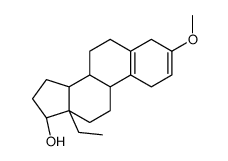 13-乙基-3-甲氧基孕-2,5(10)-二烯-17beta-醇 结构式
