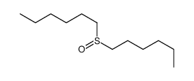 1-hexylsulfinylhexane 结构式