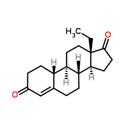 试剂D-Ethyl Gonendione(储存“2-8℃”；运输“常温”) 结构式