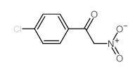 1-(4-chlorophenyl)-2-nitro-ethanone 结构式