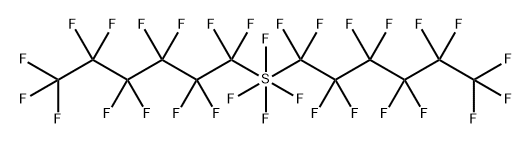 双(全氟正己基)四氟化硫 结构式