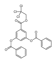 3,5-二(苯甲酰氧基)苯甲酸-2,2,2-三氯乙酯 结构式