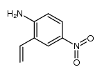 4-硝基-2-乙烯基苯胺 结构式