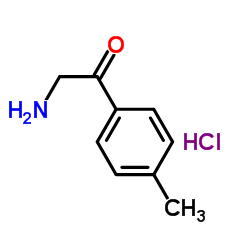 2-氨基-4'-甲基苯乙酮盐酸盐 结构式