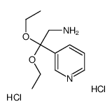 2,2-二乙氧基-2-吡啶-3-基乙胺二盐酸盐 结构式