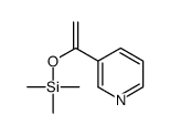 1-三甲基硅氧基-1-(3-吡啶基)-乙烯 结构式