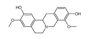 3,9-二甲氧基-5,8,13,13α-四氢-6H-异喹啉并[3,2-a]异喹啉-2,10-二醇 结构式