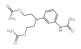 3-(N,N-二乙酰氧乙基)氨基乙酰苯胺 结构式