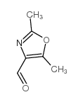 2,5-二甲基-1,3-恶唑-4-甲醛 结构式