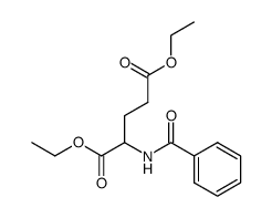 N-苯甲酰基-L-谷氨酸 1,5-二乙酯 结构式