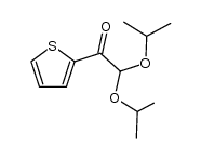 2-(2,2-二异丙氧基乙酰基)噻吩 结构式