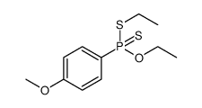 (4-甲氧基苯基)-二硫代膦酸 O,S-二乙酯 结构式
