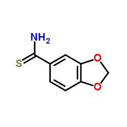 3,4-(亚甲基二氧基)硫代甲酰氨 结构式