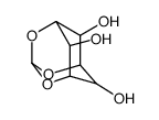 1,3,5-O-次甲基-myo-纤维醇 结构式
