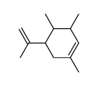 1,3,4-三甲基-5-(1-甲基乙烯基)环己烯 结构式
