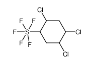 2,4,5-三氯五氟硫基环己烷 结构式