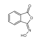1,3-异苯并呋喃二酮 1-肟 结构式