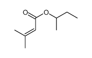 仲丁基3-甲基-2-丁烯酸酯 结构式