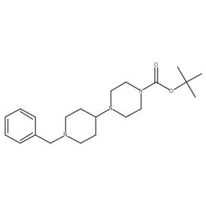 4-[1-(苄基)-4-哌啶基]-1-叔丁氧羰基哌嗪 结构式