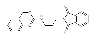 Carbamic acid, [3-(1,3-dihydro-1,3-dioxo-2H-isoindol-2-yl)propyl]-, phenylmethyl ester (9CI) 结构式